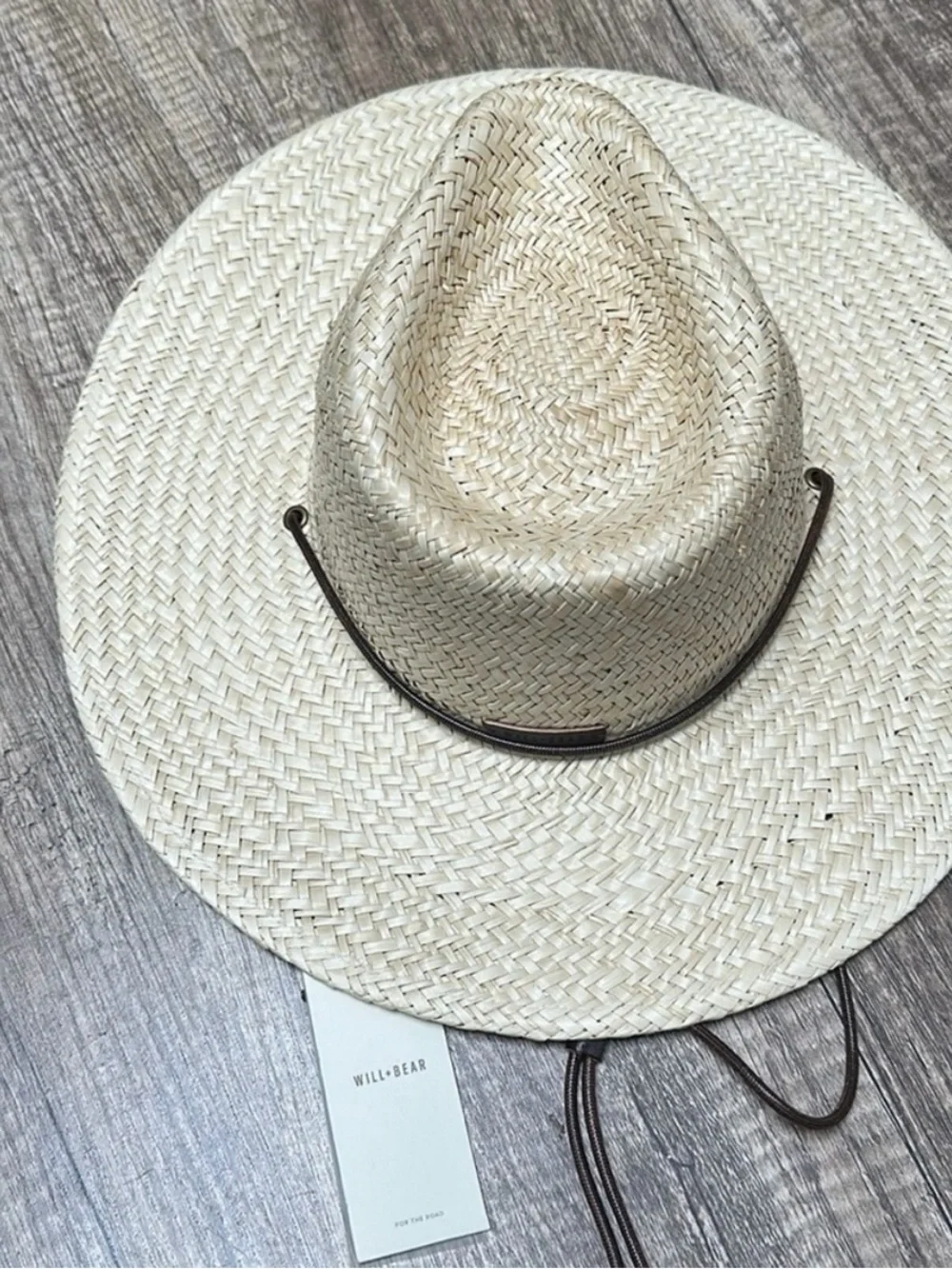NWT Will + Bear bone straw hat sz small - Picture 7 of 10